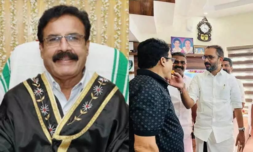 കേക്ക് ​തന്നാൽ അവർക്കൊപ്പം പോകുമോ? സുനിൽകുമാറിന് മറുപടിയുമായി തൃശൂർ മേയർ