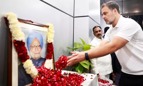 Manmohan Singh Monument Controversy, Rahul Gandhi