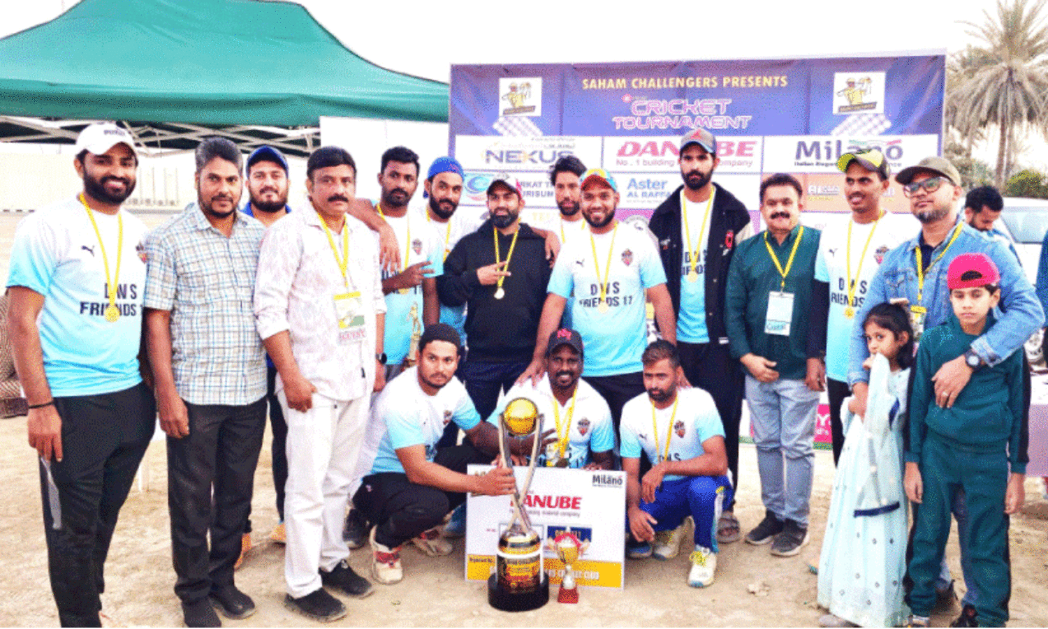 സ​ഹം ച​ല​ഞ്ചേ​ഴ്‌​സ് ക്രി​ക്ക​റ്റ് ടൂ​ര്‍ണ​മെ​ന്റ്: ഫ്ര​ണ്ട്‌​സ് ഇ​ല​വ​ന്‍ സി​ഗ്ഗ് ജേ​താ​ക്ക​ള്‍