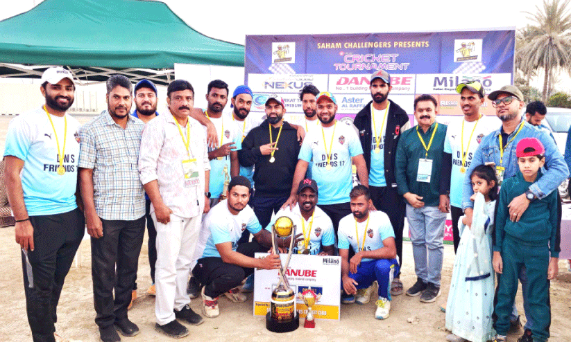 സ​ഹം ച​ല​ഞ്ചേ​ഴ്‌​സ് ക്രി​ക്ക​റ്റ് ടൂ​ര്‍ണ​മെ​ന്റ്: ഫ്ര​ണ്ട്‌​സ് ഇ​ല​വ​ന്‍ സി​ഗ്ഗ് ജേ​താ​ക്ക​ള്‍