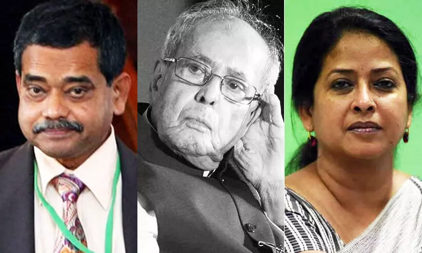 Pranab Mukherjee, Abhijit Mukherjee, Sharmistha Mukherjee