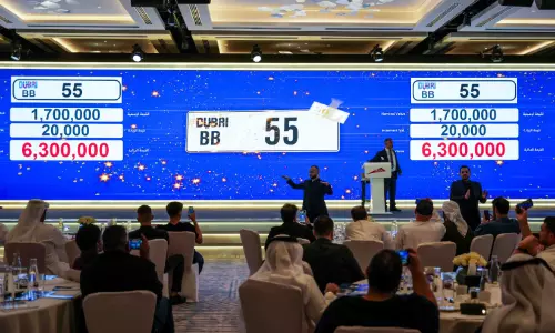 RTA number plate auction