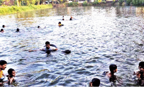മറ്റത്തൂരിൽ ഓളം തീർത്ത് നീന്തല്‍ സാക്ഷരത
