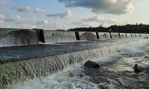ഭാ​ര​ത​പ്പു​ഴ​യി​ലെ മീ​റ്റ്ന ത​ട​യ​ണ​യു​ടെ ഷ​ട്ട​റു​ക​ൾ അ​ട​ച്ചു