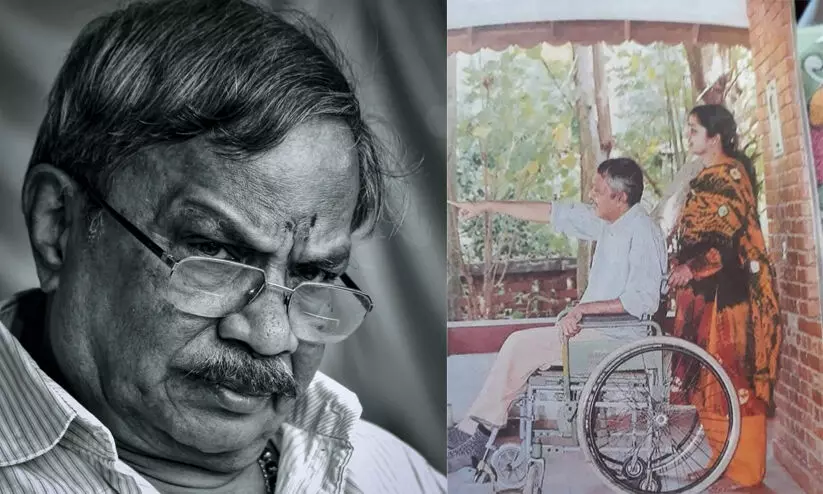 ‘ബ്രിട്ടോ അറിഞ്ഞോ; മലയാളത്തിന്റെ മഹാ എഴുത്തുകാരൻ എം.ടി. നിത്യ മൗനത്തിലാണ്ട വിവരം...’