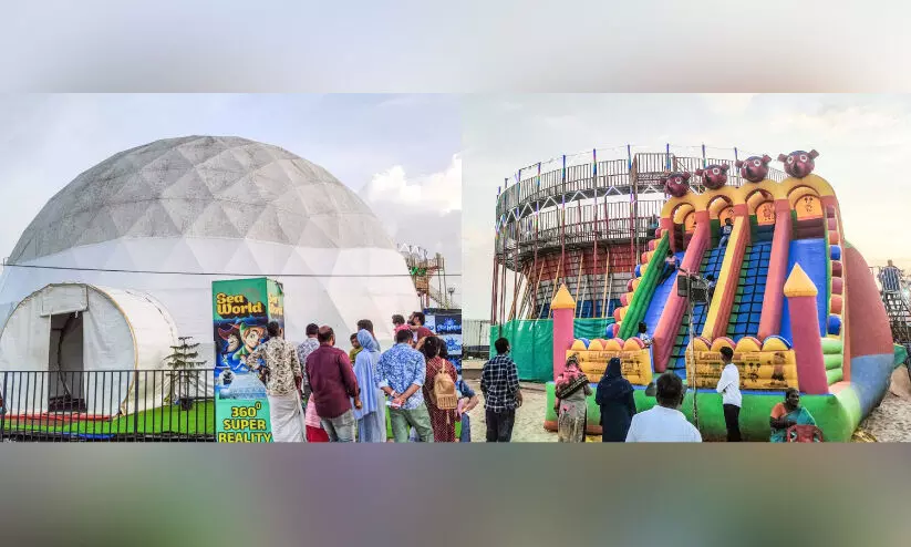 പുതുവത്സര വിരുന്നൊരുക്കി ആലപ്പുഴ ബീച്ച്