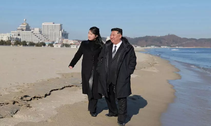 ബീച്ച് സവാരിക്കിറങ്ങി കിങ് ജോങ് ഉന്നും മകളും; ലക്ഷ്യം ടൂറിസം വികസനം