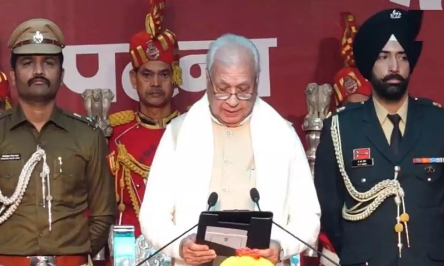 ആ​രി​ഫ് മു​ഹ​മ്മ​ദ് ഖാ​ൻ ബി​ഹാ​ർ ഗ​വ​ർ​ണ​റാ​യി ചു​മ​ത​ല​യേ​റ്റു