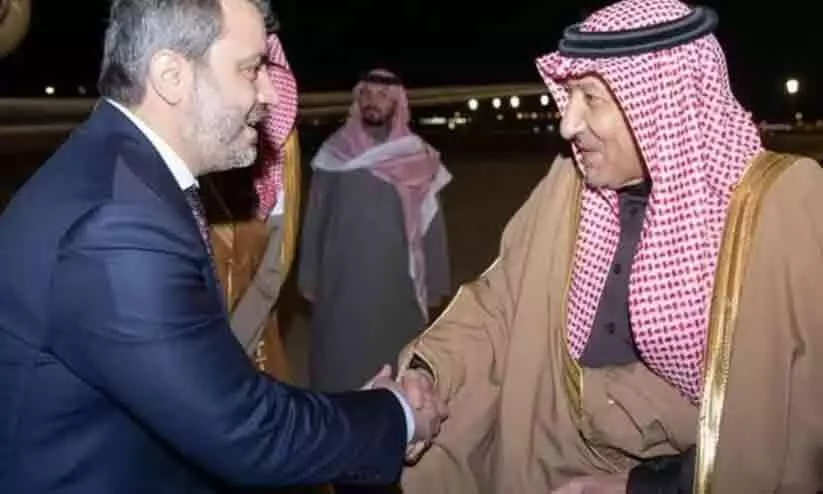 ഉന്നതതല സിറിയൻ പ്രതിനിധി സംഘം റിയാദിൽ ഉന്നതതല സിറിയൻ പ്രതിനിധി സംഘം റിയാദിൽ