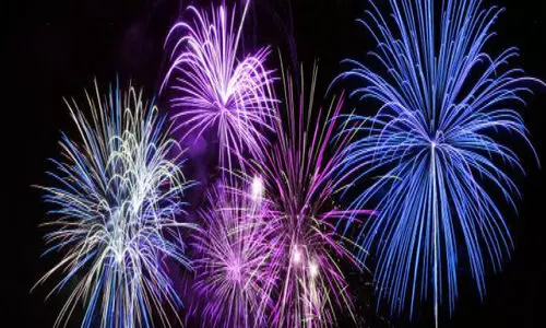 പു​തു​വ​ർ​ഷം ആ​ഘോ​ഷി​ച്ച് രാ​ജ്യം