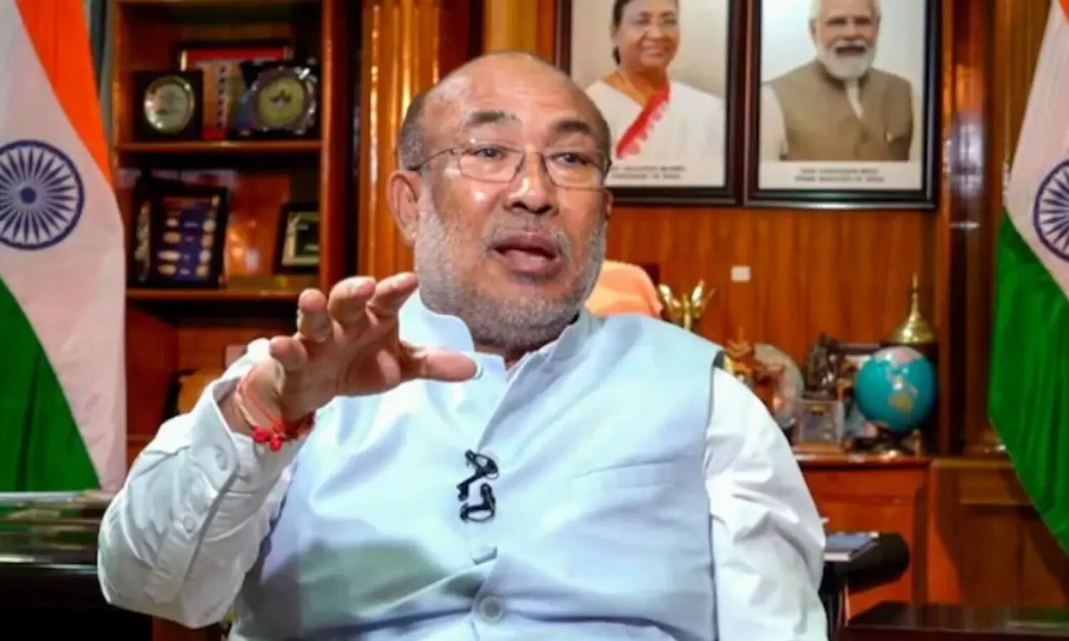 ‘മാപ്പ് പറഞ്ഞത് തീവ്രവാദികളോടല്ല, കലാപത്തിന്റെ ഇരകളോട്’; പ്രതിപക്ഷ വിമർശനത്തിന് ബിരേൻ സിങ്ങിന്റെ മറുപടി