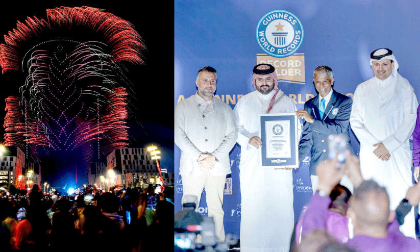 ലുസൈലിലെ പുതുവർഷാഘോഷത്തിന് ഗിന്നസ് തിളക്കം ലുസൈലിലെ പുതുവർഷാഘോഷത്തിന് ഗിന്നസ് തിളക്കം
