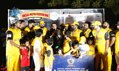 സോ​ഷ്യ​ൽ മീ​ഡി​യ ക്രി​ക്ക​റ്റ്: ജെ​നൂ​ബ് ജേ​താ​ക്ക​ൾ