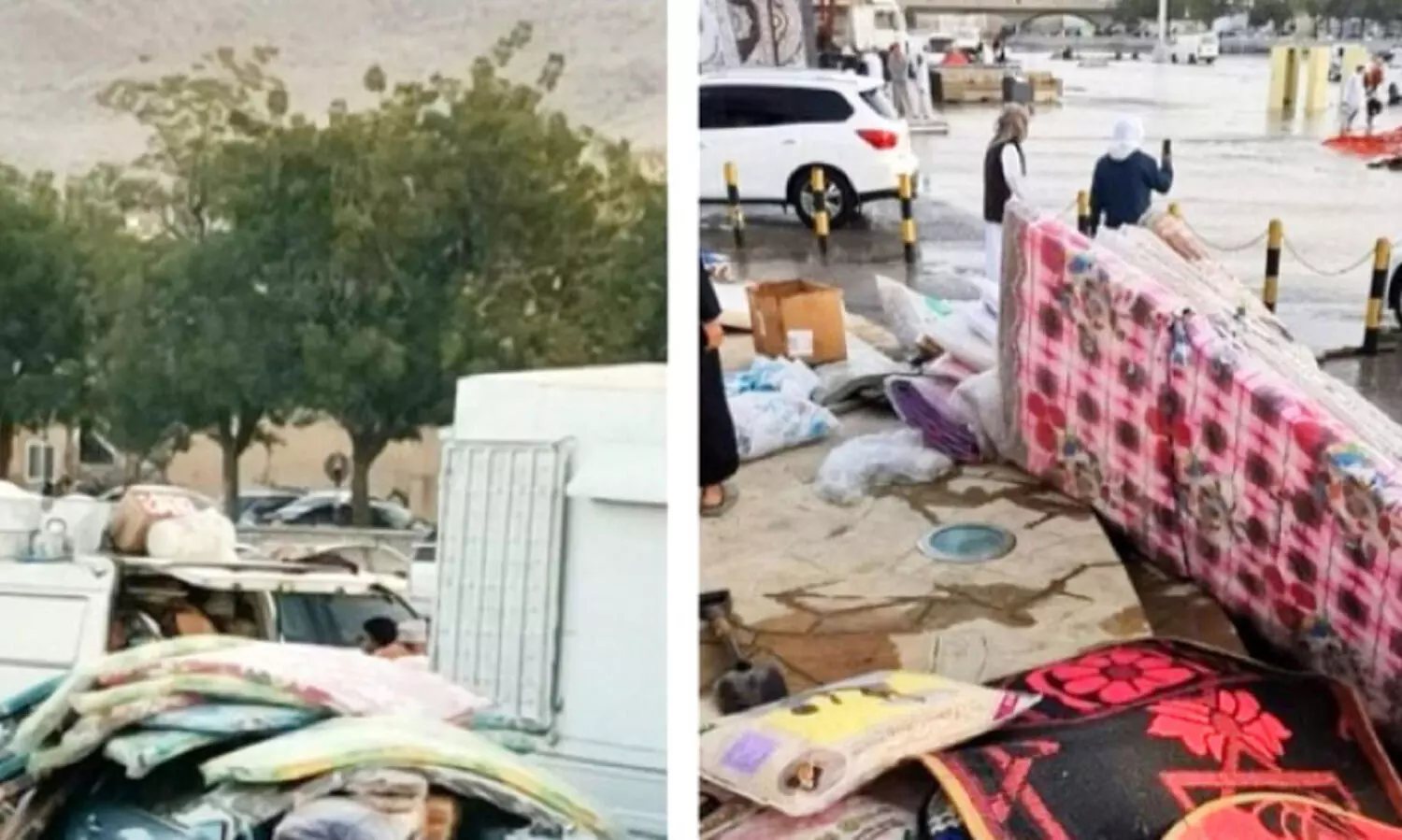 നി​സ്‍വ മാ​ർ​ക്ക​റ്റി​ൽ വെ​ള്ളം ക​യ​റി