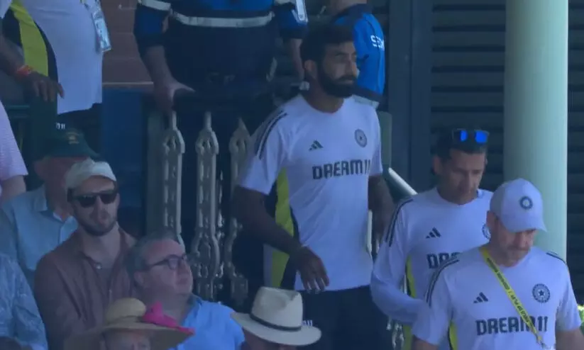 മത്സരത്തിനിടെ ഗ്രൗണ്ട് വിട്ട് ബുംറ; മെഡിക്കൽ സംഘത്തിനൊപ്പം കാറിൽ ആശുപത്രിയിലേക്ക്; ഇന്ത്യക്ക് ചങ്കിടിപ്പ്... മത്സരത്തിനിടെ ഗ്രൗണ്ട് വിട്ട് ബുംറ; മെഡിക്കൽ സംഘത്തിനൊപ്പം കാറിൽ ആശുപത്രിയിലേക്ക്; ഇന്ത്യക്ക് ചങ്കിടിപ്പ്...