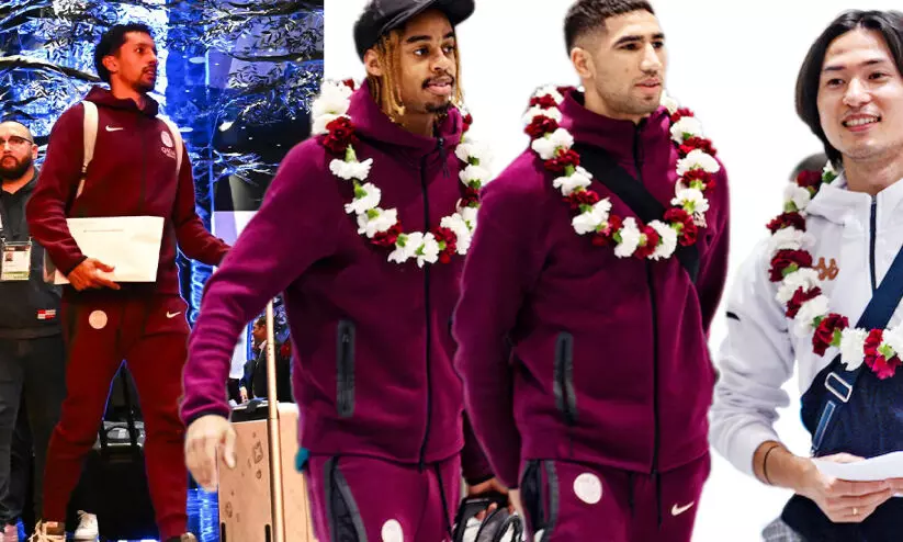 താ​ര​ങ്ങ​ളെ​ത്തി; നാ​ളെ ഫ്ര​ഞ്ച് പോ​രാ​ട്ടം