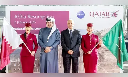 അ​ബ​ഹ​ക്കും ദോ​ഹ​ക്കു​മി​ട​യി​ൽ ഖ​ത്ത​ർ എ​യ​ർ​വേ​​സ്​​​ സ​ർ​വി​സ്​​ ആ​രം​ഭി​ച്ചു