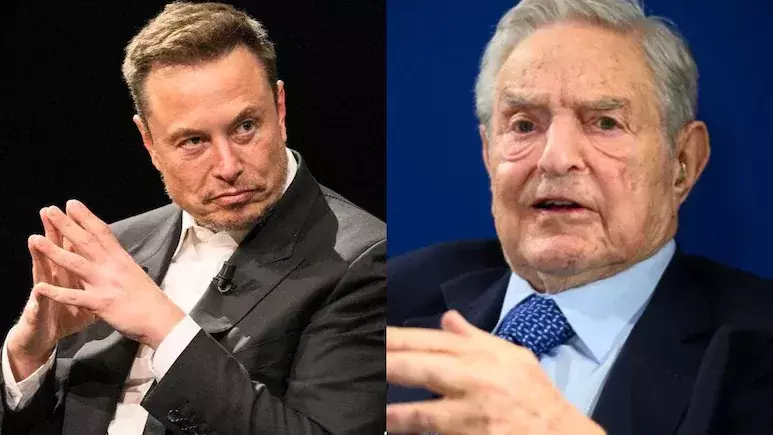 ജോർജ് സോറോസിന് അവാർഡ് നൽകി ബൈഡൻ; പ്രതികരിച്ച് ഇലോൺ മസ്ക്