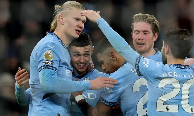 ഹാലൻഡിന്റെ ഇരട്ടഗോളിൽ സിറ്റി; ചെൽസിക്കും ആഴ്സണലിനും സമനില ഹാലൻഡിന്റെ ഇരട്ടഗോളിൽ സിറ്റി; ചെൽസിക്കും ആഴ്സണലിനും സമനില