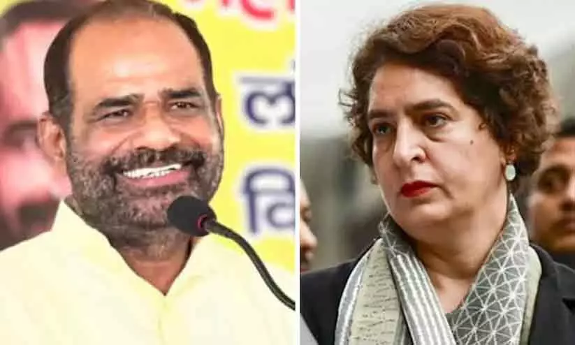 Ramesh Bidhuri, Priyanka Gandhi Ramesh Bidhuri, Priyanka Gandhi