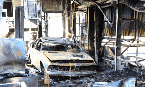 റു​മൈ​തി​യ​യി​ൽ വാ​ഹ​ന​ങ്ങ​ൾ​ക്ക് തീ​പി​ടി​ച്ചു