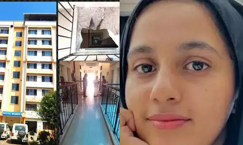 ഷഹാന വീണത് ജിപ്സം ബോർഡുകൾക്കിടയിലൂടെ; ഏഴാം നിലമുതൽ ഒന്നാംനില വരെ ബോർഡുകൾ തകർന്ന നിലയിൽ