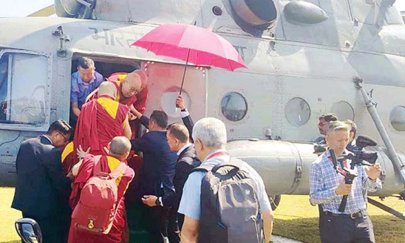 ദ​ലൈ​ലാ​മ ബൈ​ല​ക്കു​പ്പെ ക്യാ​മ്പി​ലെ​ത്തി