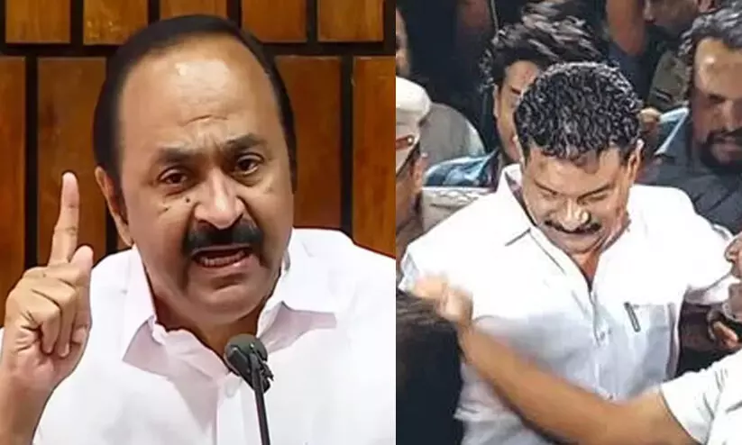 പിണറായി വിജയനെയും ഉപജാപക സംഘത്തെയും എതിർക്കുന്ന ആർക്കും ഈ ഗതി വരും; അൻവറിന് പിന്തുണയുമായി വി.ഡി.സതീശൻ പിണറായി വിജയനെയും ഉപജാപക സംഘത്തെയും എതിർക്കുന്ന ആർക്കും ഈ ഗതി വരും; അൻവറിന് പിന്തുണയുമായി വി.ഡി.സതീശൻ