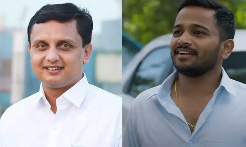 Basil Joseph And minister Riyas Funny video Went viral Basil Joseph And minister Riyas Funny video Went viral