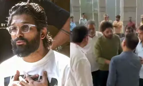 പുഷ്പ 2 പ്രീമിയർ അപകടം; ഒരു മാസത്തിനുശേഷം അല്ലു അർജുൻ എത്തി, ശ്രീതേജിനെ കണ്ടു