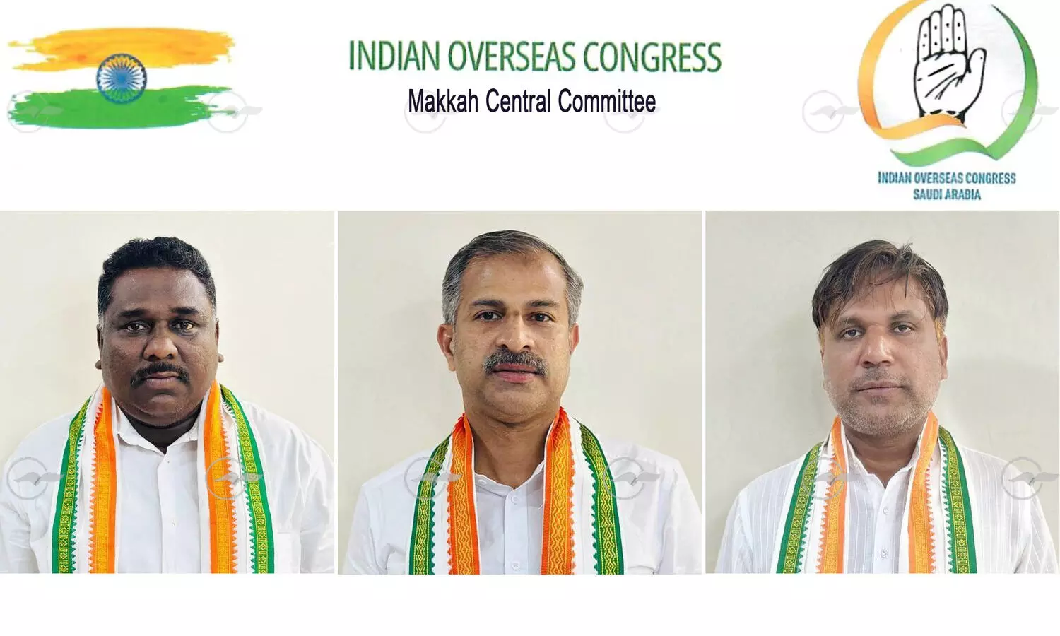 ഇന്ത്യൻ ഓവർസീസ് കോൺഗ്രസ് മക്ക സെൻട്രൽ കമ്മിറ്റി നിലവിൽ വന്നു