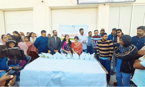 സാം​സ ലേ​ഡീ​സ് വി​ങ് ലേ​ബ​ർ ക്യാ​മ്പ് സ​ന്ദ​ർ​ശ​നം ന​ട​ത്തി