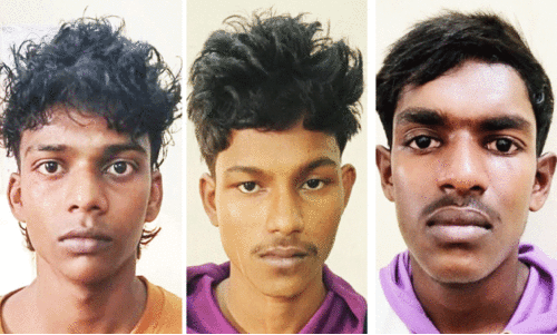 നാ​ട്ടു​കാ​രു​ടെ ഉ​റ​ക്കം കെ​ടു​ത്തി​ ത​സ്ക​ര​സം​ഘം; മൂന്നുപേർ അറസ്റ്റിൽ