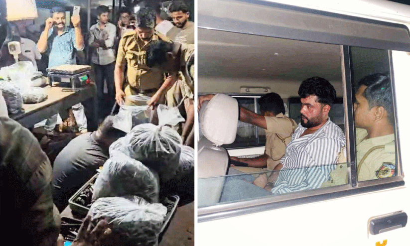 കാറിൽ കടത്തിയ 29 കിലോ കഞ്ചാവുമായി യുവാവ് പിടിയിൽ; മൂന്നുപേർ രക്ഷപ്പെട്ടു കാറിൽ കടത്തിയ 29 കിലോ കഞ്ചാവുമായി യുവാവ് പിടിയിൽ; മൂന്നുപേർ രക്ഷപ്പെട്ടു