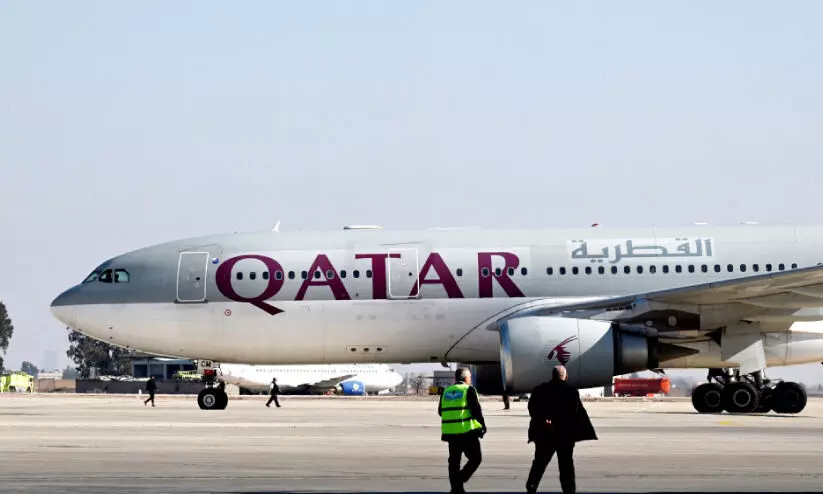 Qatar Airways flight Qatar Airways flight