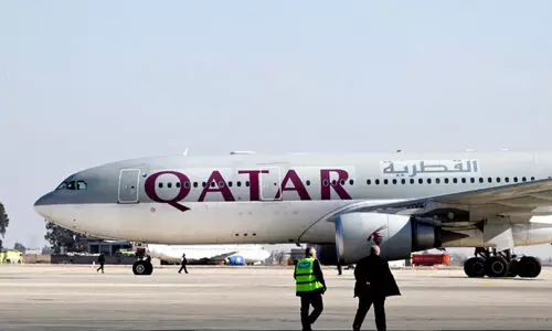 Qatar  Airways flight