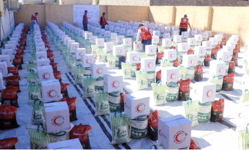 qatar red crescent aid to yemen