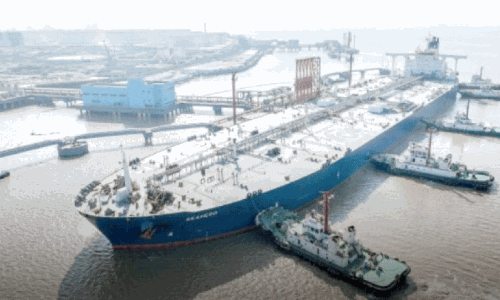 Floating dock in Bahrain shipyard