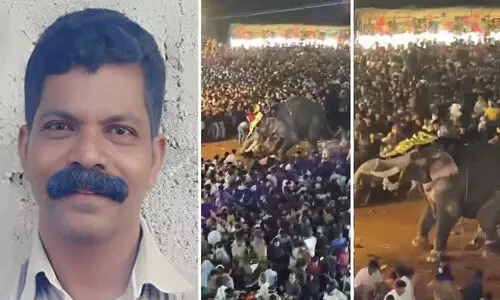 പുതിയങ്ങാടി നേർച്ചയ്ക്കിടെ ആനയിടഞ്ഞ് പരിക്കേറ്റയാൾ മരിച്ചു