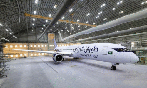 ആ​ദ്യ റി​സ​ർ​വ് വി​മാ​നം ബോ​യി​ങ്​ 787-9 റിയാദിലെത്തി