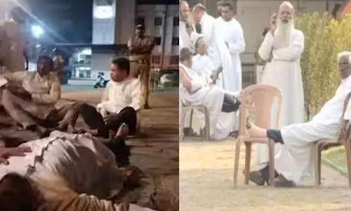 പ്രതിഷേധിച്ച വൈദികരെ പൊലീസ് വലിച്ചിഴച്ച് പുറത്താക്കി; എറണാകുളം-അങ്കമാലി അതിരൂപത ആസ്ഥാനത്ത് സംഘർഷം