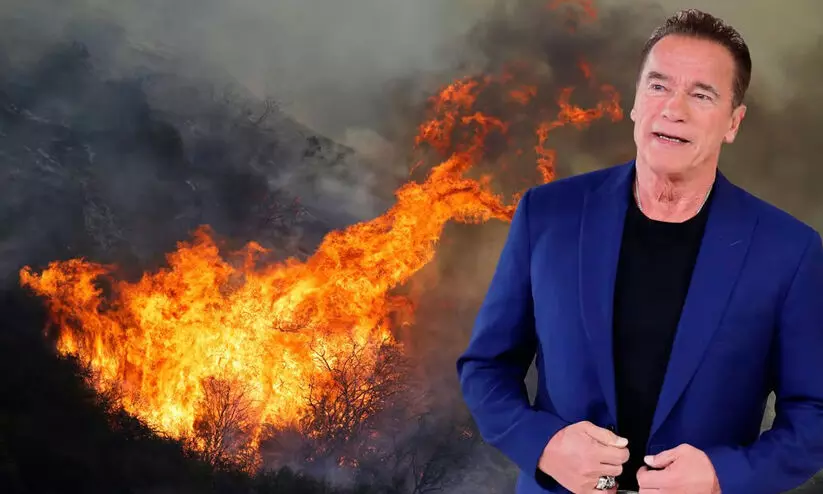 കൂടുതൽ സ്ഥലത്തേക്ക് വ്യാപിച്ച് ലോസ് ആഞ്ചൽസ് കാട്ടുതീ; അർനോൾഡ് ഷ്വാസ്‌നെഗർ അടക്കമുള്ളവരുടെ വസതികൾ ഭീഷണിയിൽ