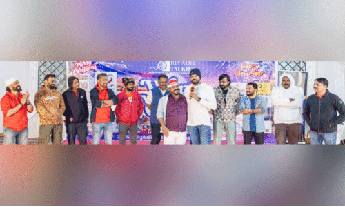 വി​ന്റ​ർ ഫെ​സ്​​റ്റ്​ ക​ള​റാ​ക്കി റി​യാ​ദ് ടാ​ക്കീ​സ്