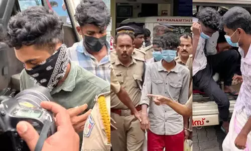 പത്തനംതിട്ട കൂട്ടപീഡനം: മക്കളെ അറസ്റ്റ് ചെയ്തതിനെതിരെ പൊലീസ് സ്റ്റേഷനിൽ മാതാപിതാക്കളുടെ പ്രതിഷേധം