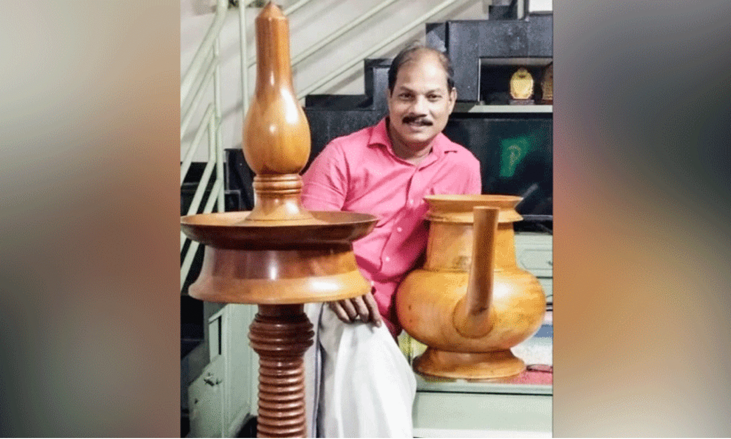 വിസ്മയമായി രാധാകൃഷ്ണന്റെ കരവിരുത് radhakrishnan
