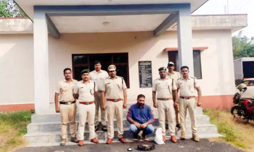 വ​ന്യ​മൃ​ഗ​വേ​ട്ട ത​ട​ഞ്ഞു; ഒ​രാ​ൾ അ​റ​സ്റ്റി​ൽ