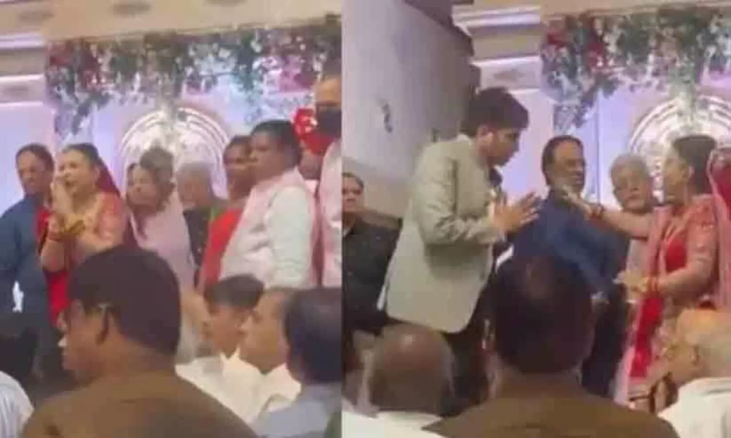 വിവാഹവേദിയിലേക്ക് വരൻ മദ്യപിച്ചെത്തി; ഇറങ്ങിപ്പോകാൻ ആവശ്യപ്പെട്ട് വധുവിന്റെ അമ്മ, നാടകീയ രംഗങ്ങൾക്കൊടുവിൽ വിവാഹം നിർത്തിവെച്ചു -വിഡിയോ