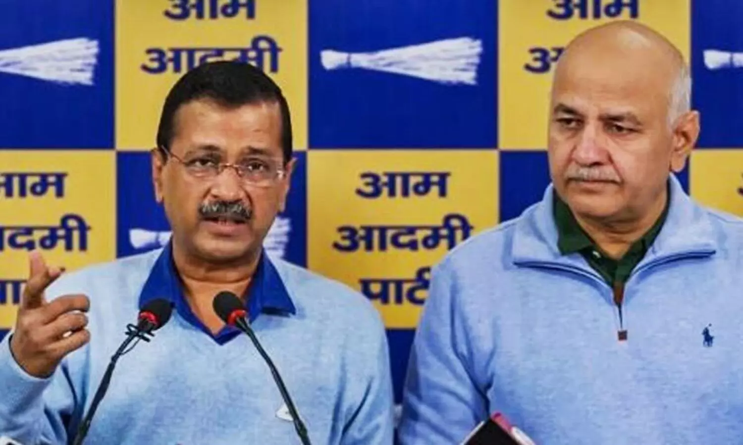manish sisodia and arvind kejriwal