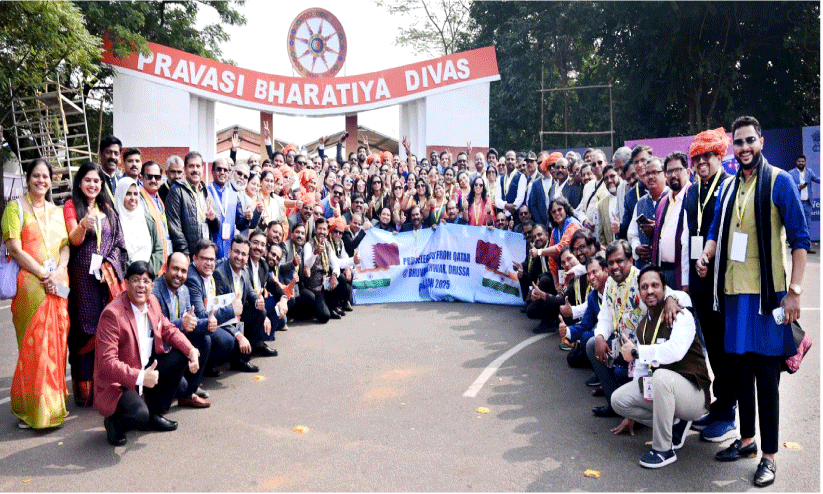 പ്ര​വാ​സി ഭാ​ര​തീ​യ ദി​വ​സ്: ഖ​ത്ത​ർ സം​ഘം പ​​ങ്കെ​ടു​ത്തു