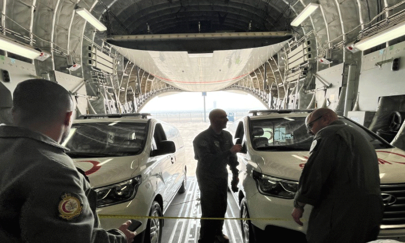 സിറിയയിലേക്ക് ആംബുലൻസും വൈദ്യസഹായവും അയച്ചു സിറിയയിലേക്ക് ആംബുലൻസും വൈദ്യസഹായവും അയച്ചു